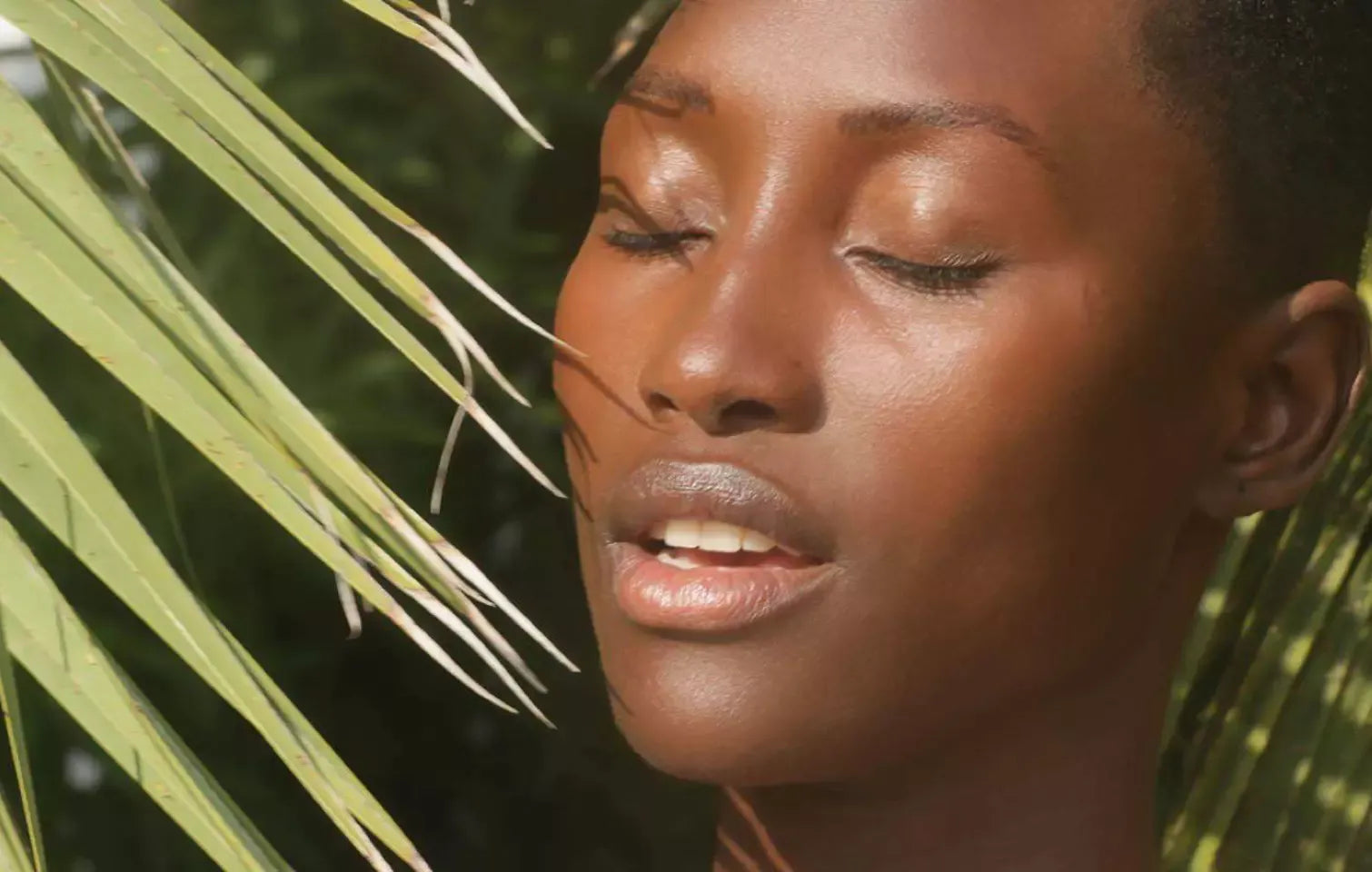 Closeup of LYMA Laser treatment on sun-damaged skin for darker skin tones