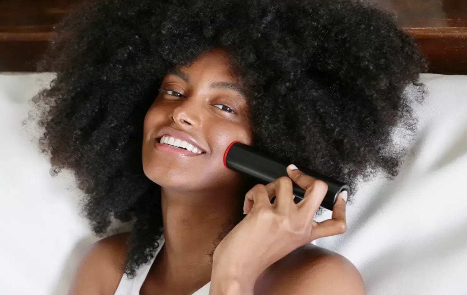 LYMA Laser used safely on darker skin tones, woman face
