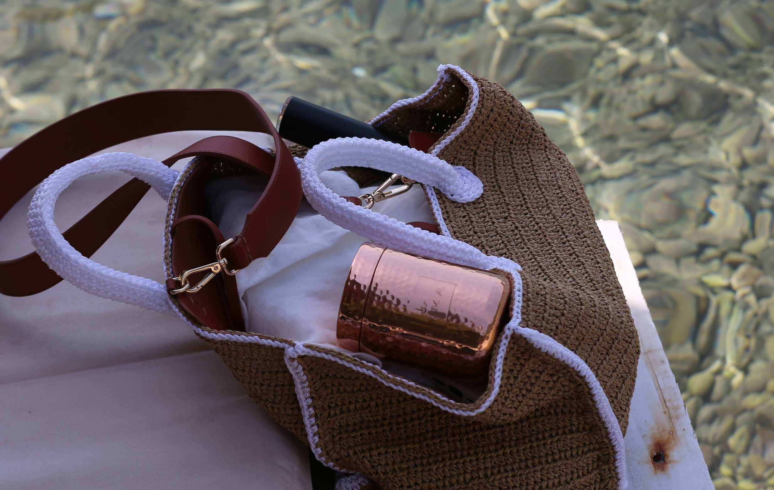 LYMA supplement jar in summer bag