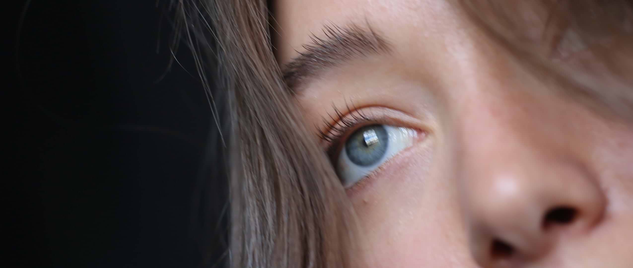 Close-up woman face
