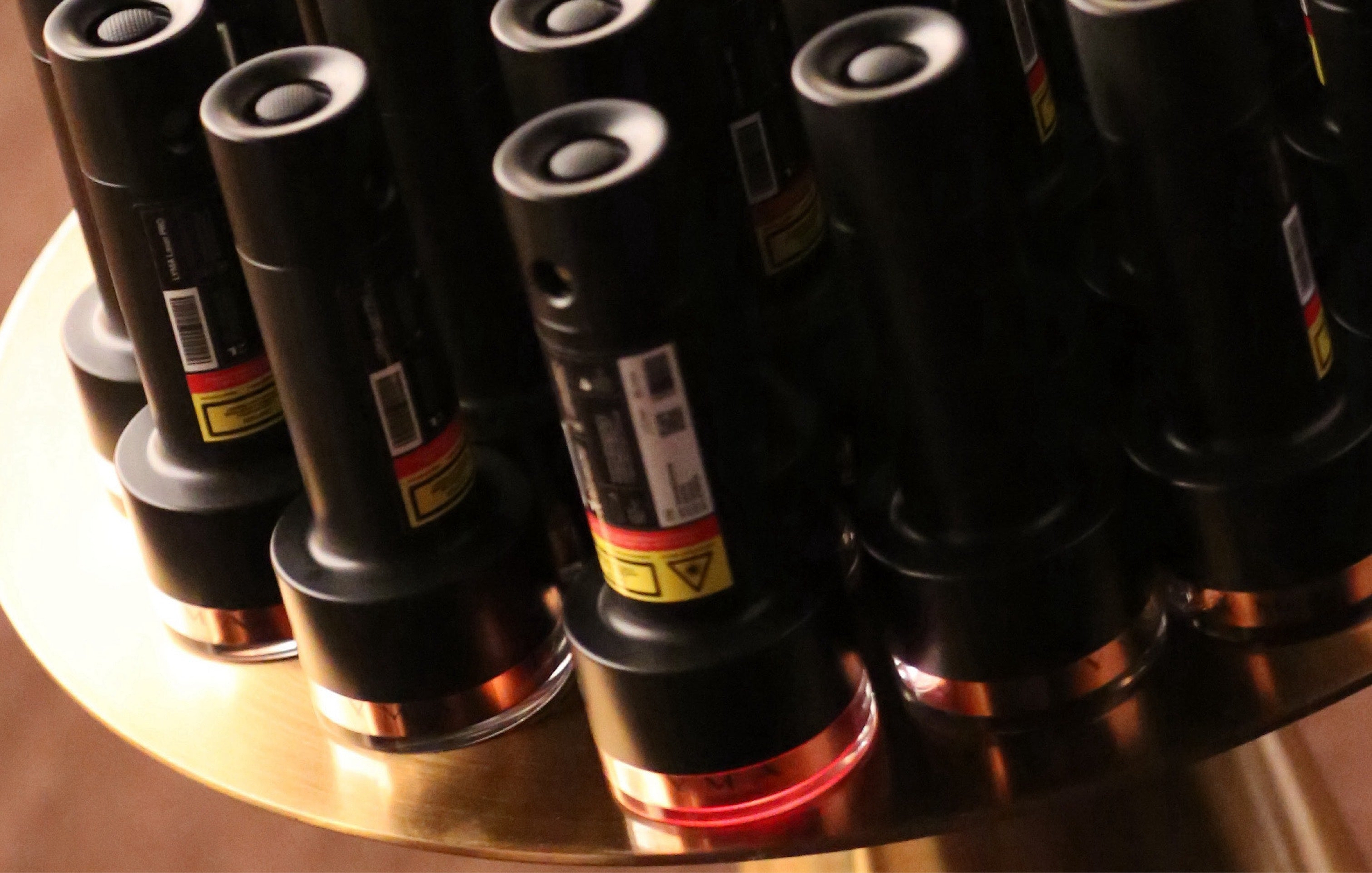 Multiple LYMA Laser PRO devices on display