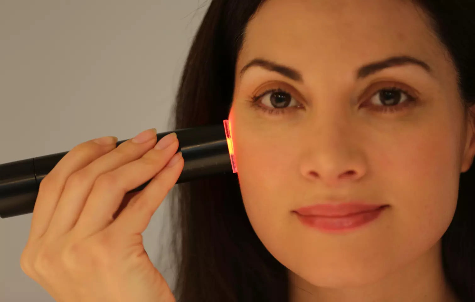 LYMA Laser red light applied near face