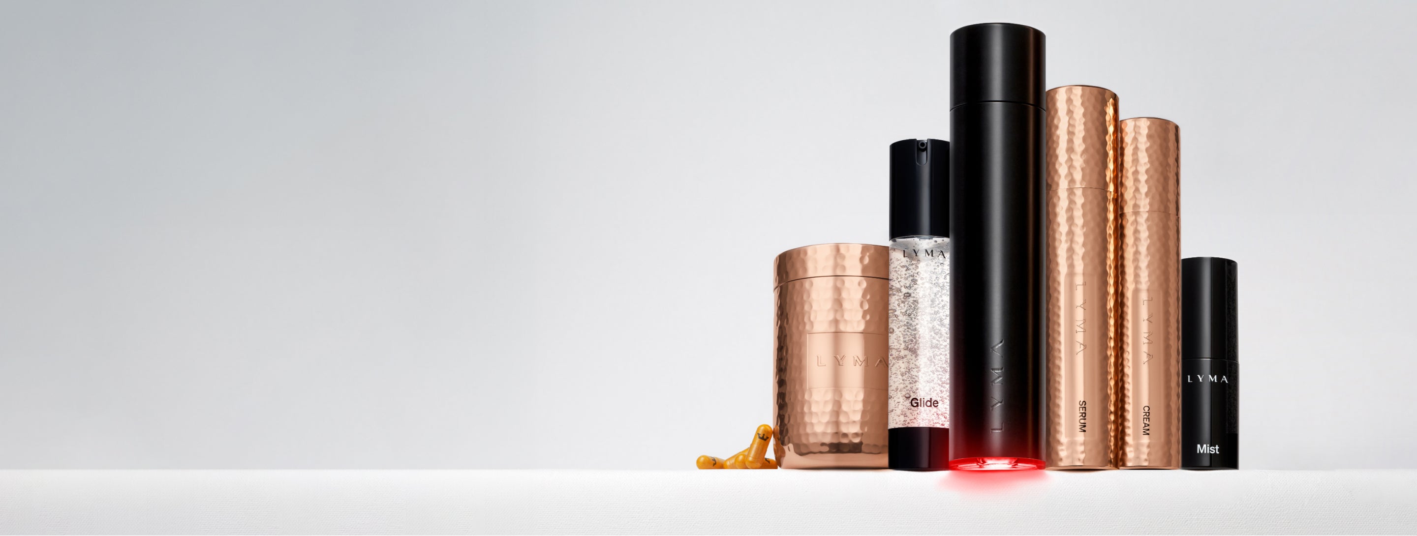 LYMA Skin System products to support seasonal skincare