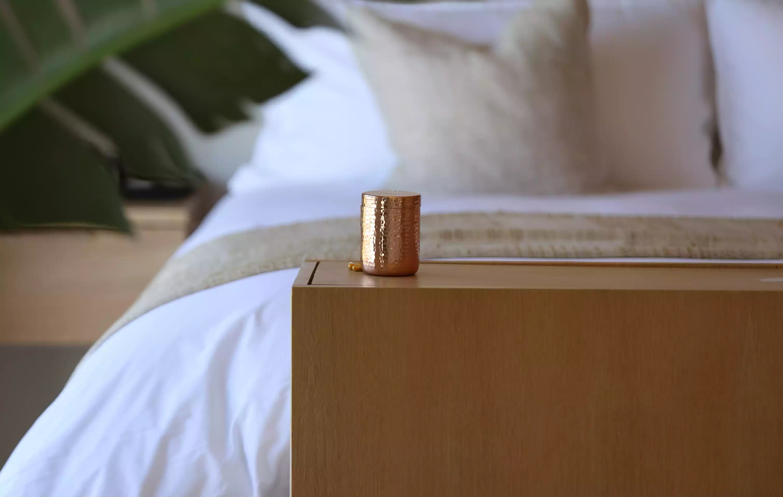 LYMA vessel on beside table