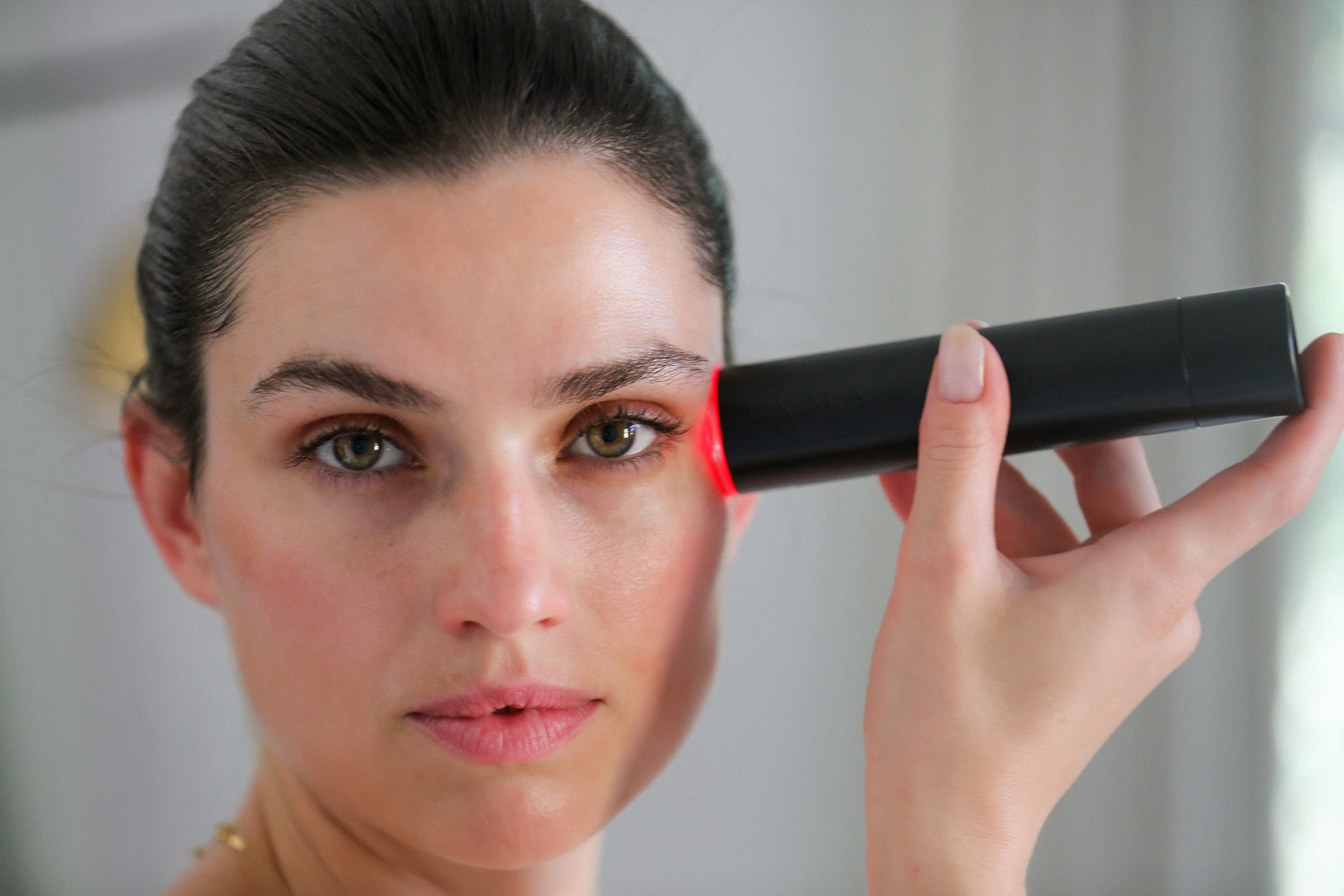 LYMA Laser PRO face treatment close-up for collagen stimulation