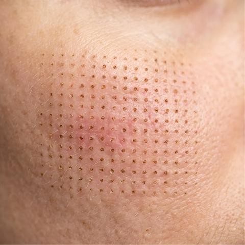 After resurfacing and ablative work
