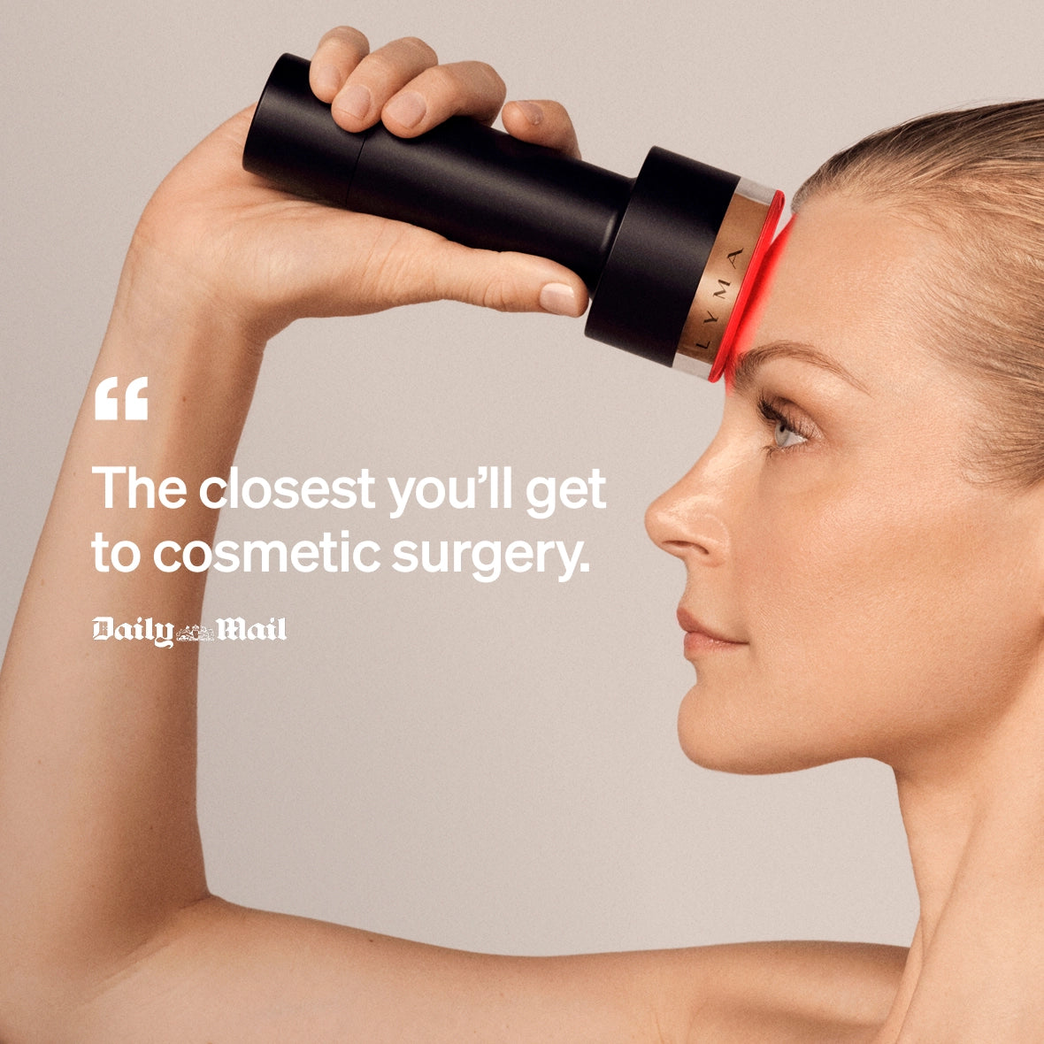 LYMA Laser PRO - LYMA's breakthrough cold laser technology. Younger skin. Bigger lens. Faster results.