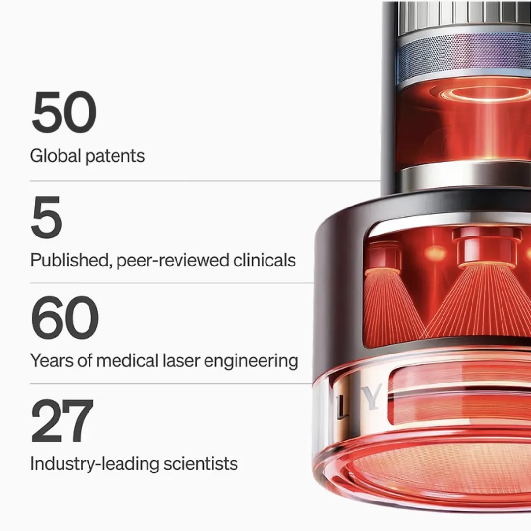 LYMA Laser PRO - LYMA's breakthrough cold laser technology. Younger skin. Bigger lens. Faster results.