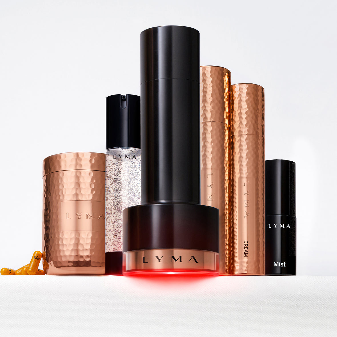 LYMA PRO Youth System - Tighter jawline. Fewer wrinkles. Firmer neck. This is what happens when three technologies are engineered as one anti-ageing system.