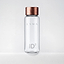 LYMA ID² Glass Vessel - A glass shaker bottle: pure, inert and built to preserve integrity. Hand-crafted using 100% purest grade copper lid, the identical material used for the LYMA Supplement Copper Vessel.