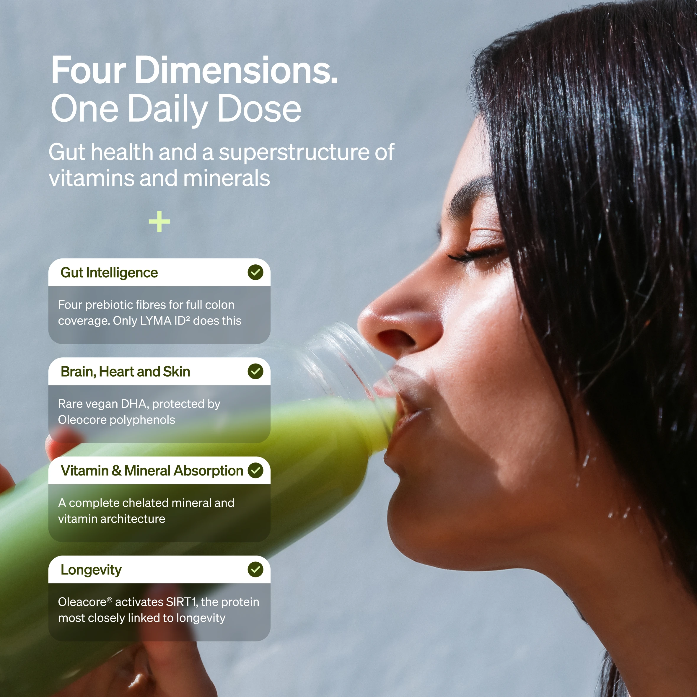 LYMA ID² Refill - More than a gut powder. Five decades of longevity research. Engineered in one daily dose.