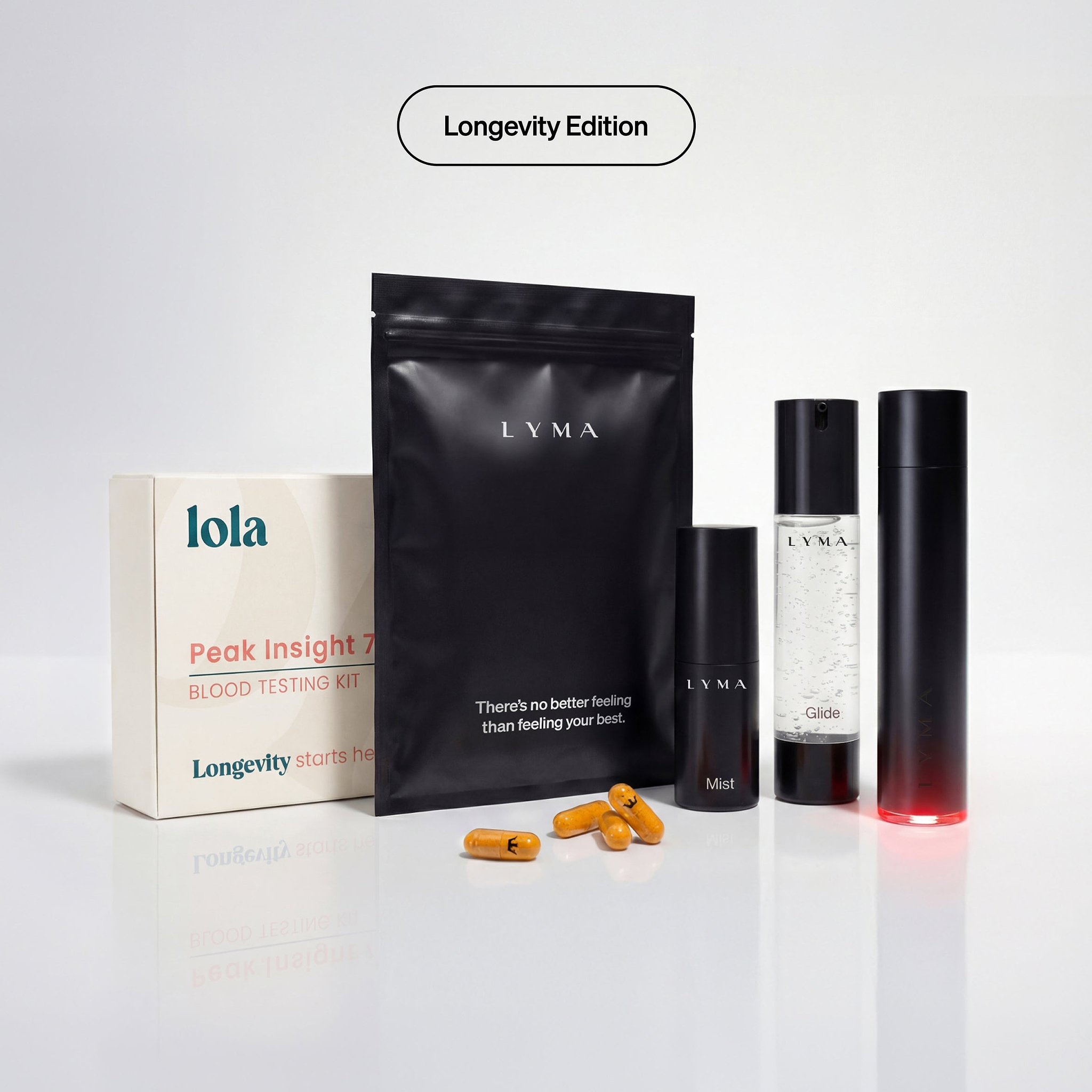LYMA Youth System Longevity Edition - Tighter jawline. Fewer wrinkles. Firmer neck. This is what happens when three technologies are engineered as one anti-ageing system.