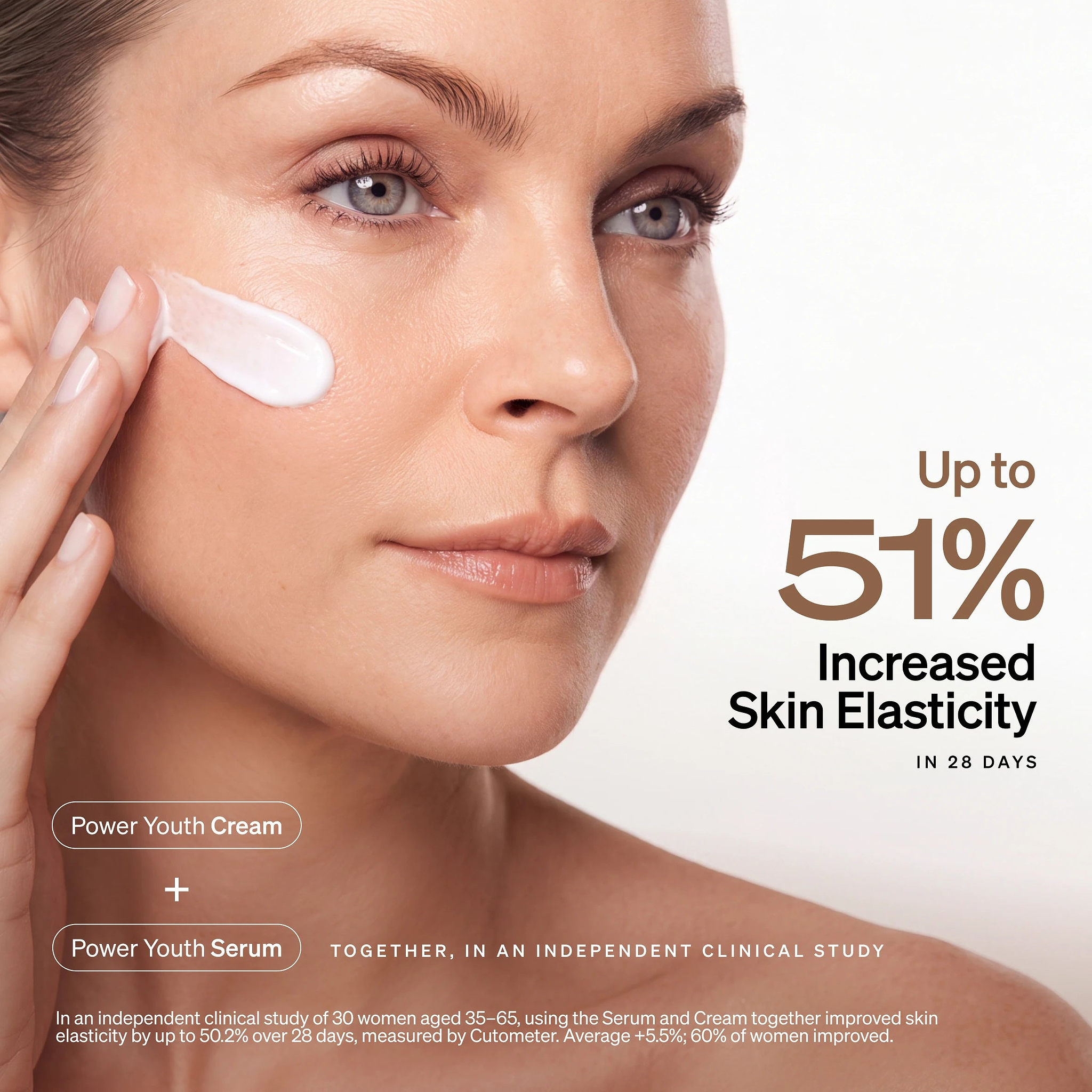 LYMA Power Youth Duo (Serum + Cream) - The complete Power Youth Skincare sytem. A two-step ritual clinically tested across five signs of aging. Visibly firmer, plumper, younger looking skin in 28 days.