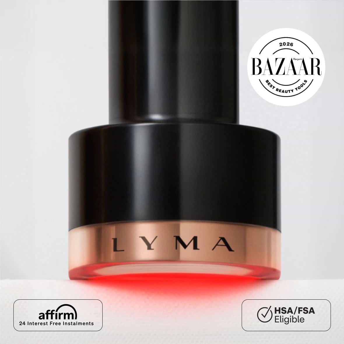 The LYMA Laser PRO - LYMA's breakthrough cold laser technology. Younger skin. Bigger lens. Faster results.