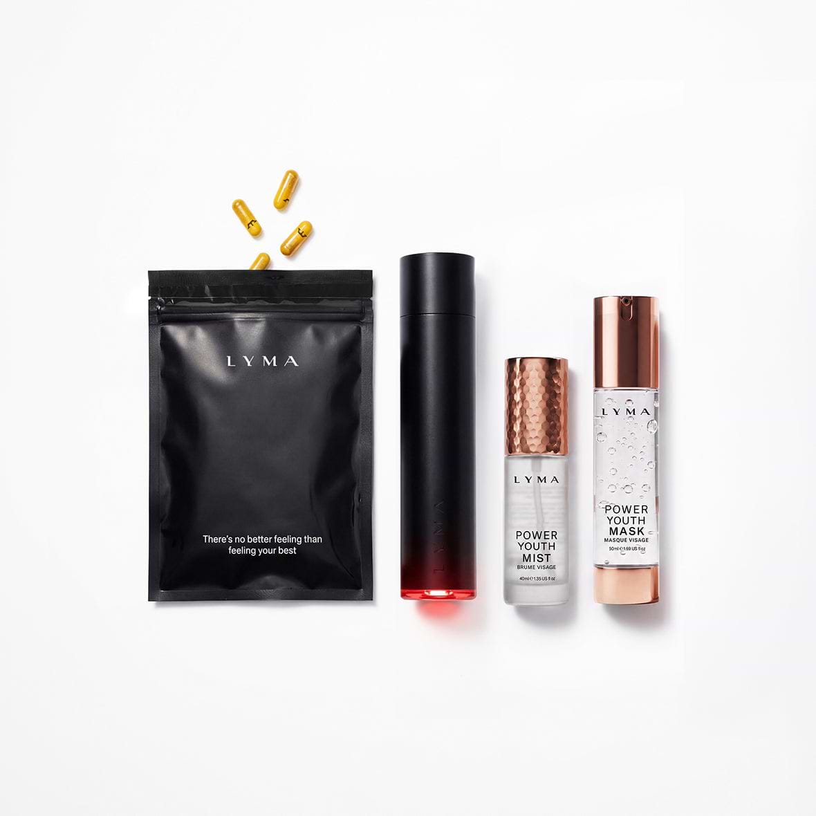LYMA Youth System - Tighter jawline. Fewer wrinkles. Firmer neck. This is what happens when three technologies are engineered as one anti-aging system.