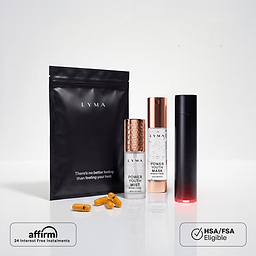 LYMA Youth System - Tighter jawline. Fewer wrinkles. Firmer neck. This is what happens when three technologies are engineered as one anti-aging system.