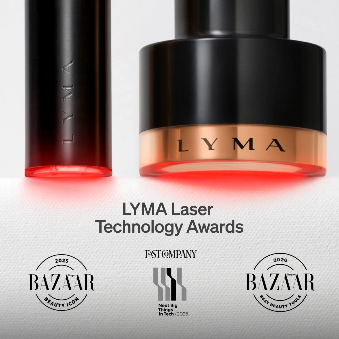 The LYMA Laser PRO - LYMA's breakthrough cold laser technology. Younger skin. Bigger lens. Faster results.