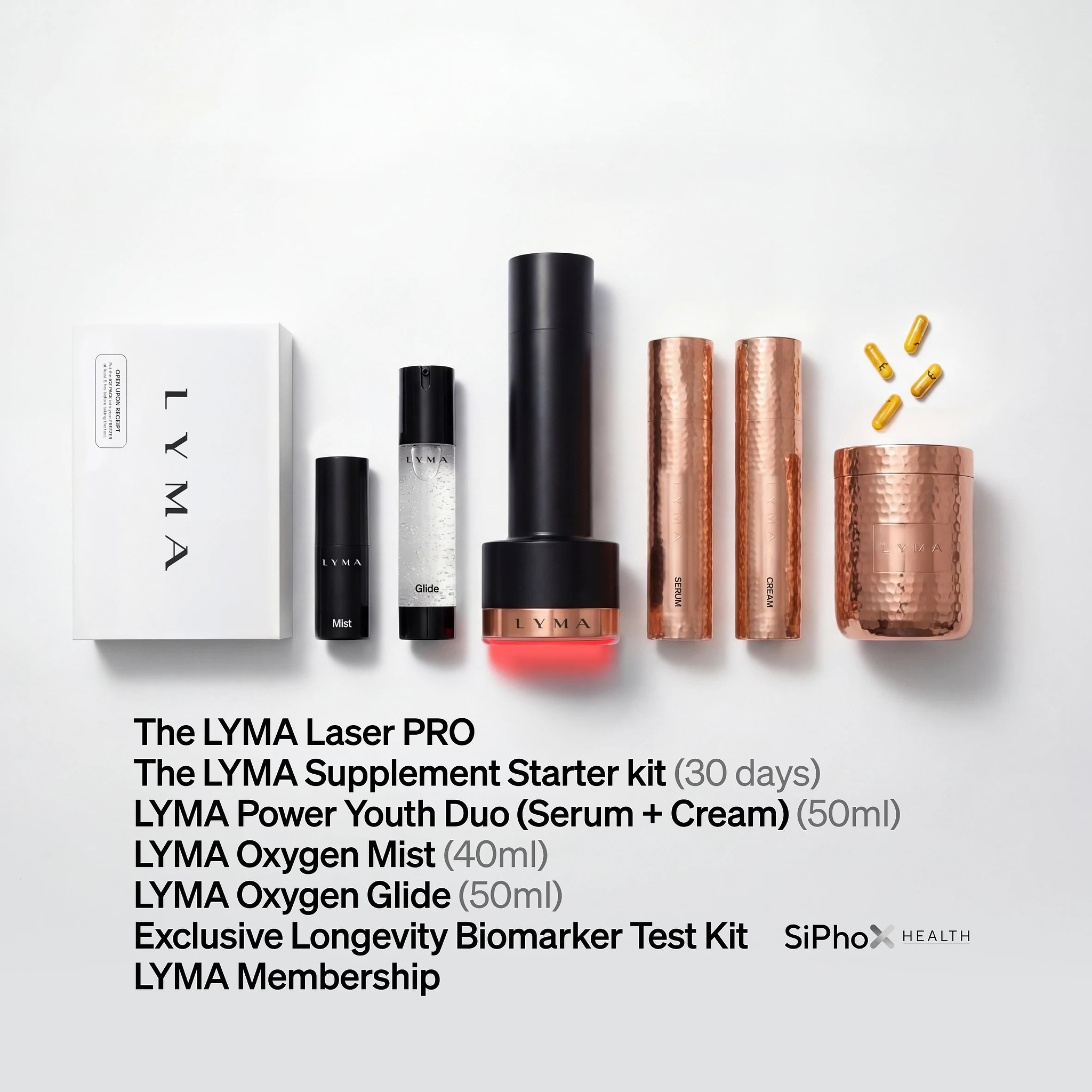 The LYMA PRO Youth System Longevity Edition - Tighter jawline. Fewer wrinkles. Firmer neck. This is what happens when three technologies are engineered as one anti-aging system.