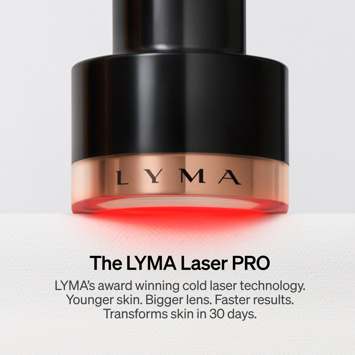 The LYMA PRO Youth System Longevity Edition - Tighter jawline. Fewer wrinkles. Firmer neck. This is what happens when three technologies are engineered as one anti-aging system.