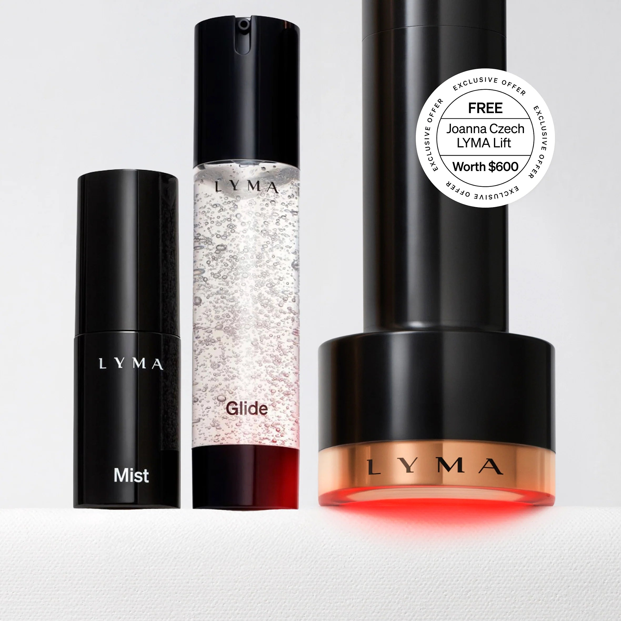 The LYMA Laser PRO - LYMA's breakthrough cold laser technology. Younger skin. Bigger lens. Faster results.