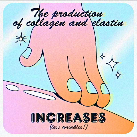 What happens to your skin when you quit smoking. The production of collagen and elastin increases, making skin appear healthier