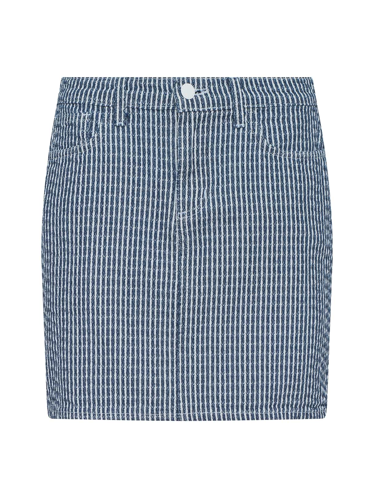 Truman Vegan Leather Mini Skirt in Icy Lilac | L'AGENCE