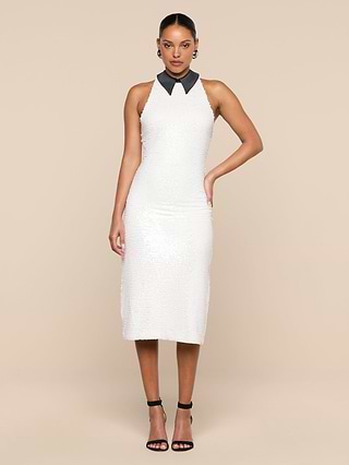 kazuko vegan leather dress Kazuko Vegan Leather Dress in Black