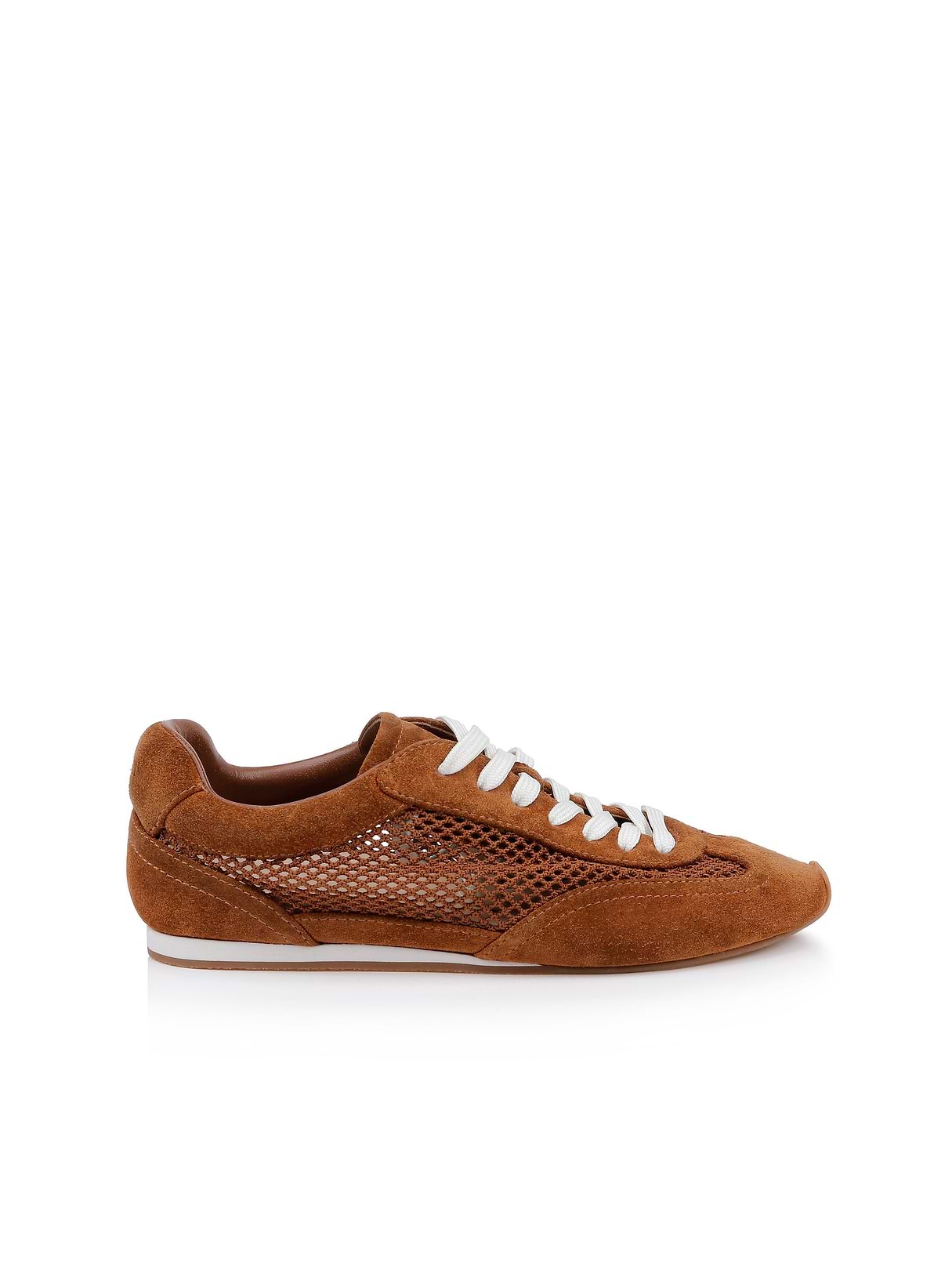 Jarah Sneaker in White Leather | L'AGENCE