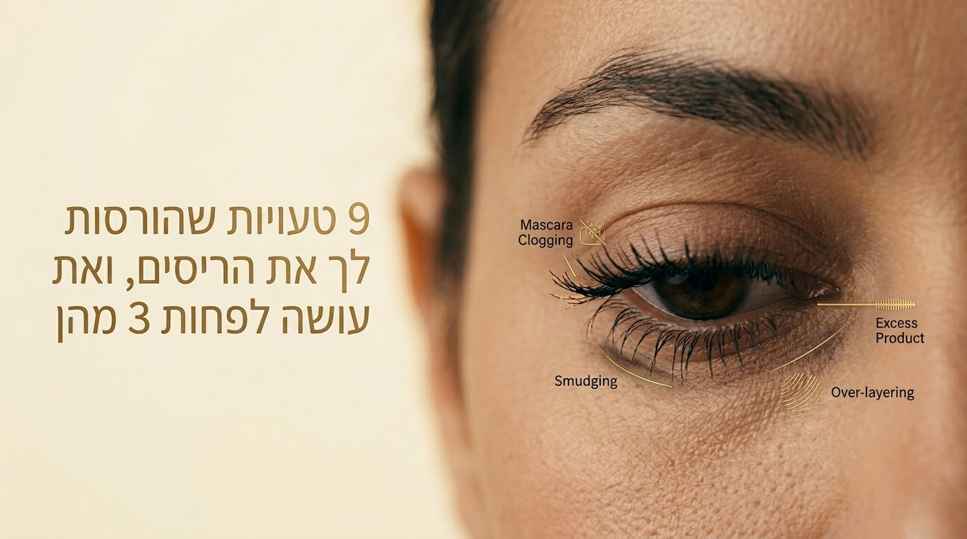 9 טעויות נפוצות במסקרה שכולנו עושות, והכי חשוב - איך נוכל להימנע מהן