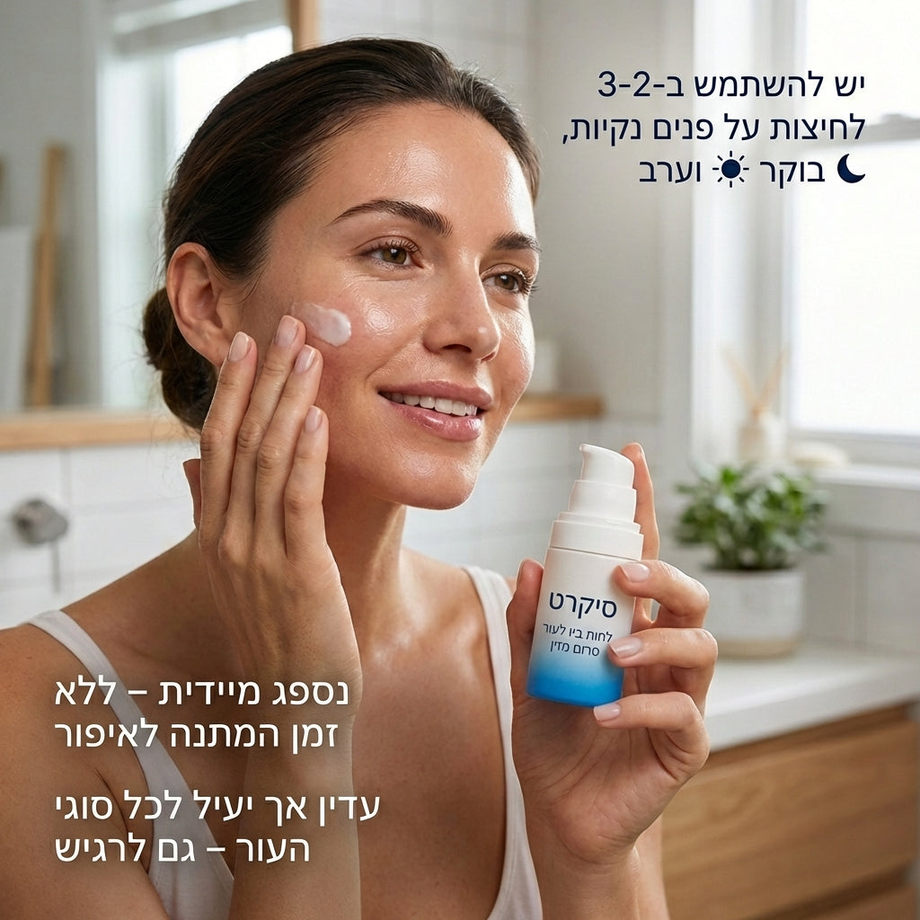 ערכת לחות: קרם פנים+ סרום עשיר וסבון פנים מתנה