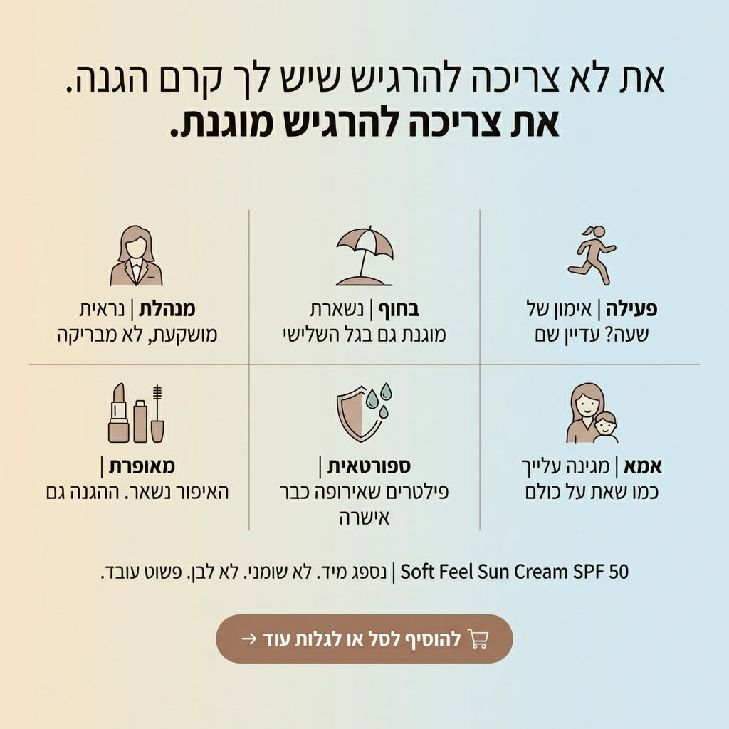 Power Couple: מסקרה חומה + קרם הגנה