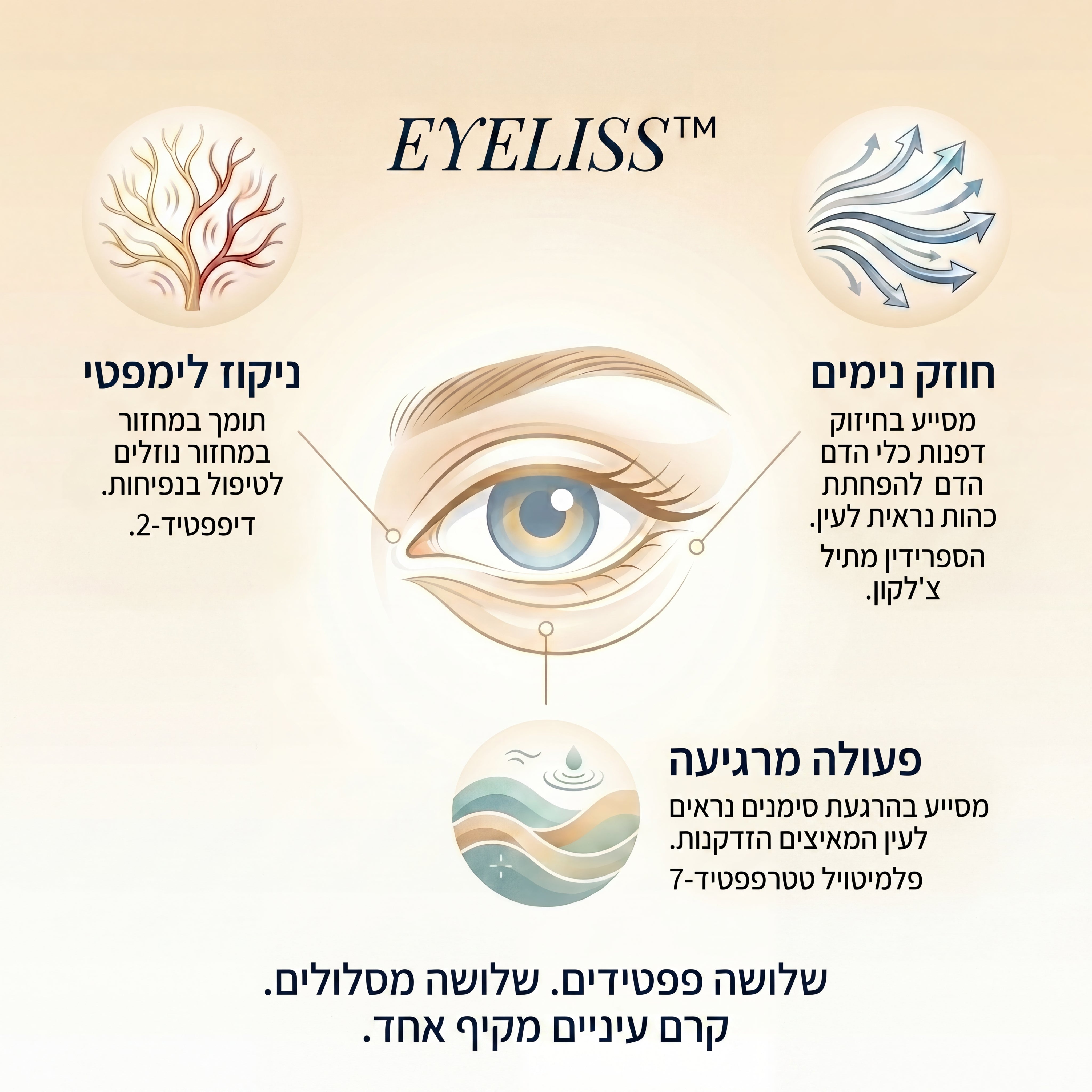 קרם עיניים לכהויות וקמטים