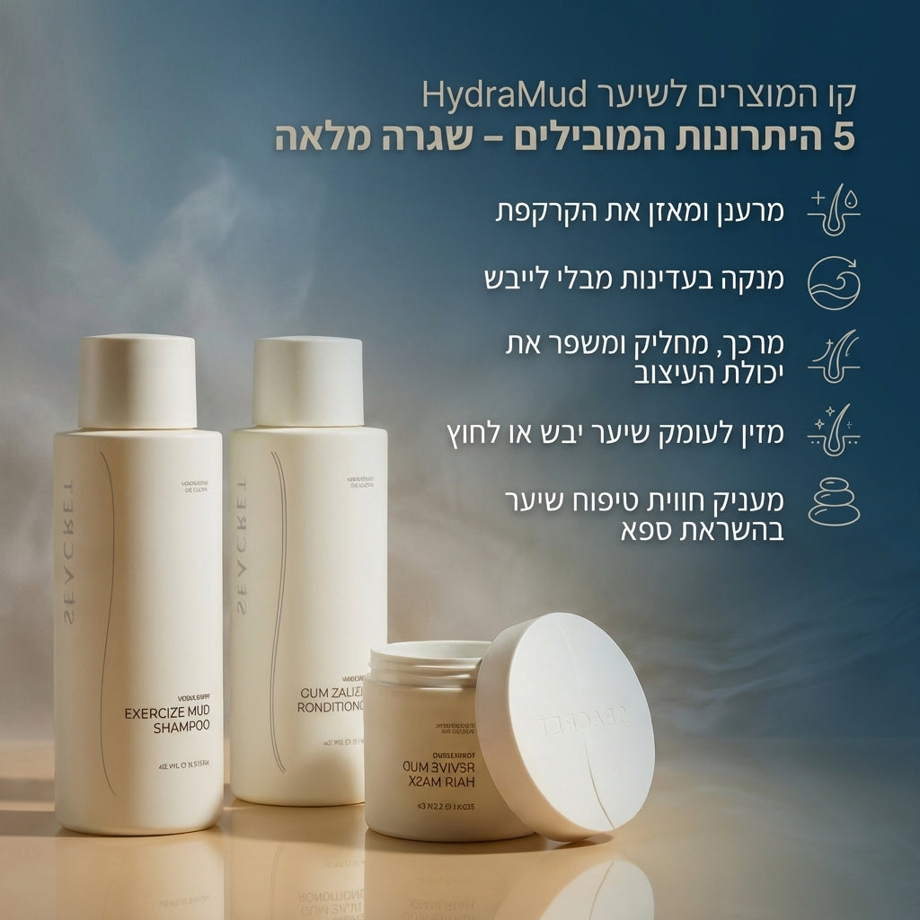 סט שמפו ומרכך HydraMud