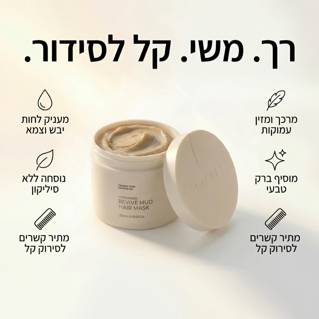 סט שמפו ומסכה לשיער HydraMud