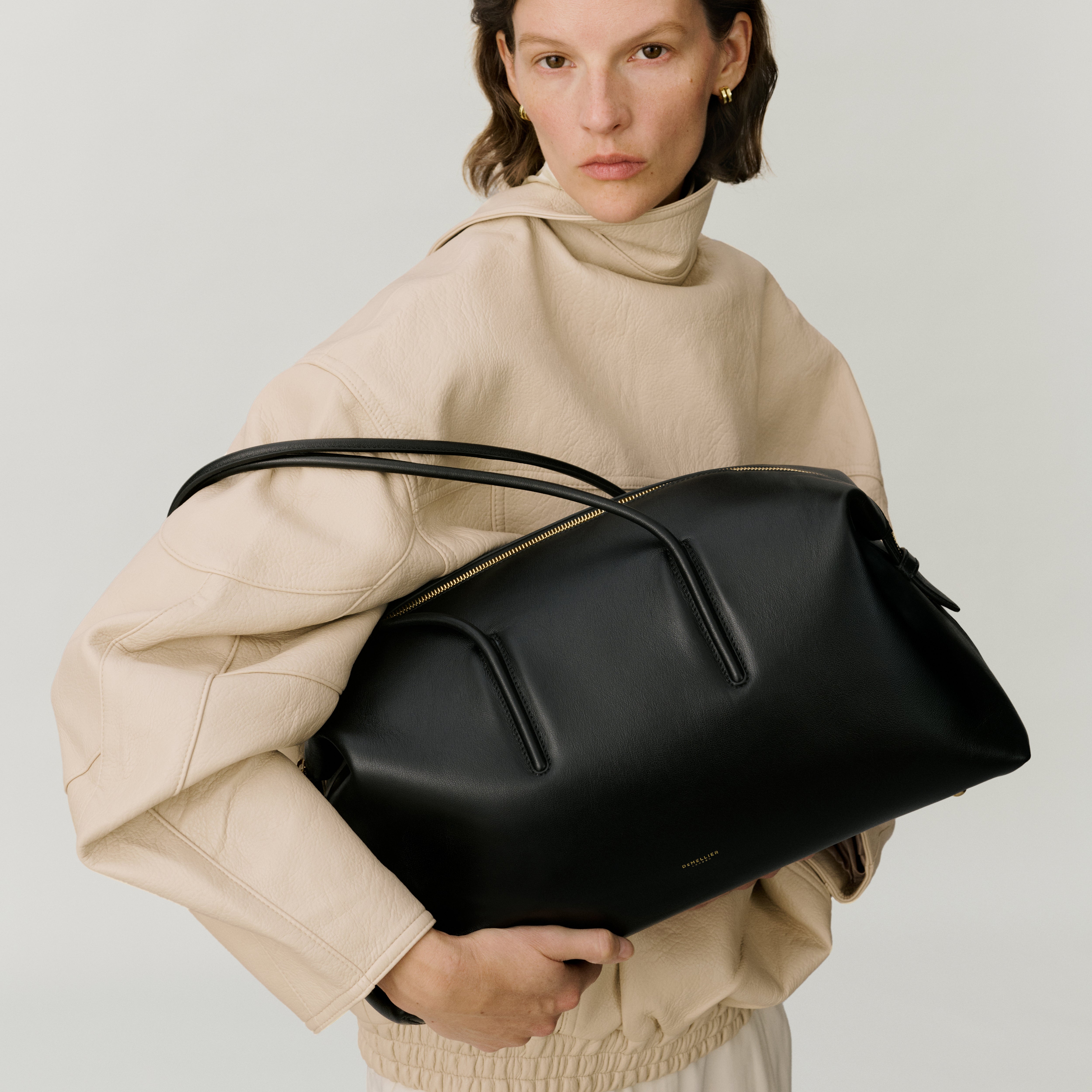 The Stockholm | Black Fine Grain | DeMellier