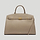 The Hudson work bag light taupe small grain 1