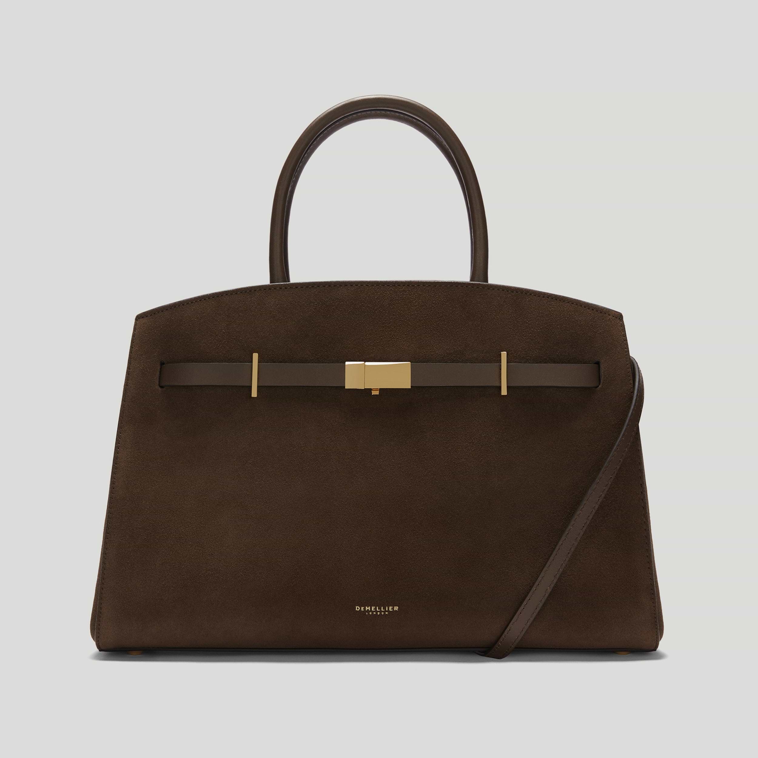 The Midi Hudson - Mocha suede & mocha smooth