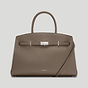 The Midi Hudson work bag off dark taupe small grain 1_a1a39e91 6446 45fd b08b d778d1335cc5