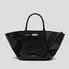 The Midi New York crossbody bag black croc 1