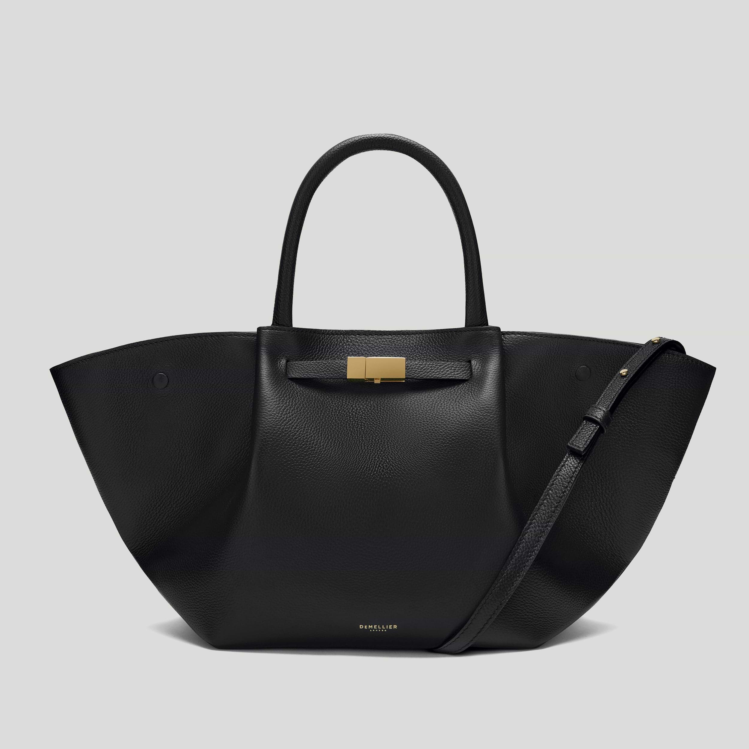 The Midi New York | Black Small Grain | DeMellier