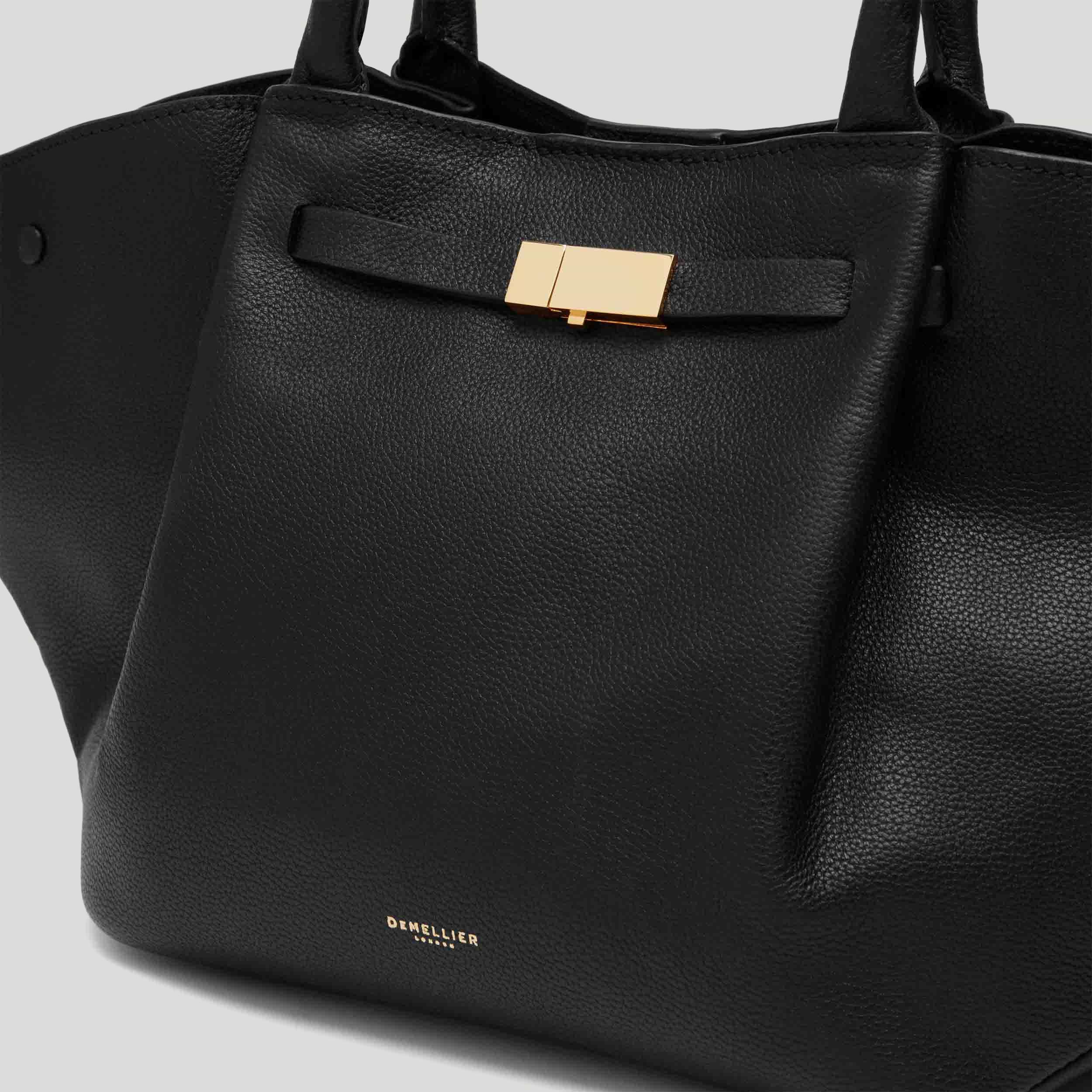The Midi New York | Black Small Grain | DeMellier