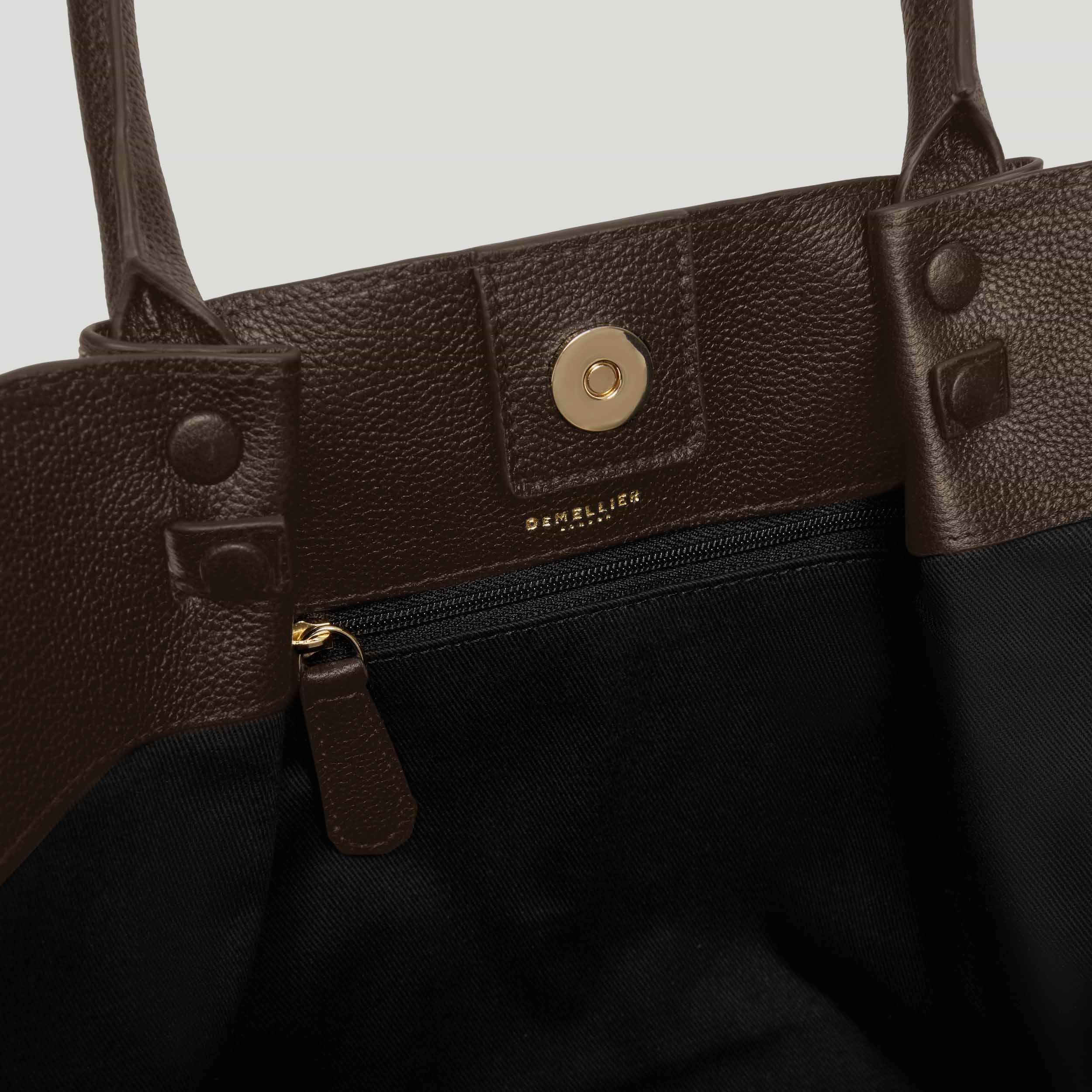 The Midi New York | Mocha Small Grain | DeMellier