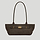 The New York Shoulder Espresso raffia 1