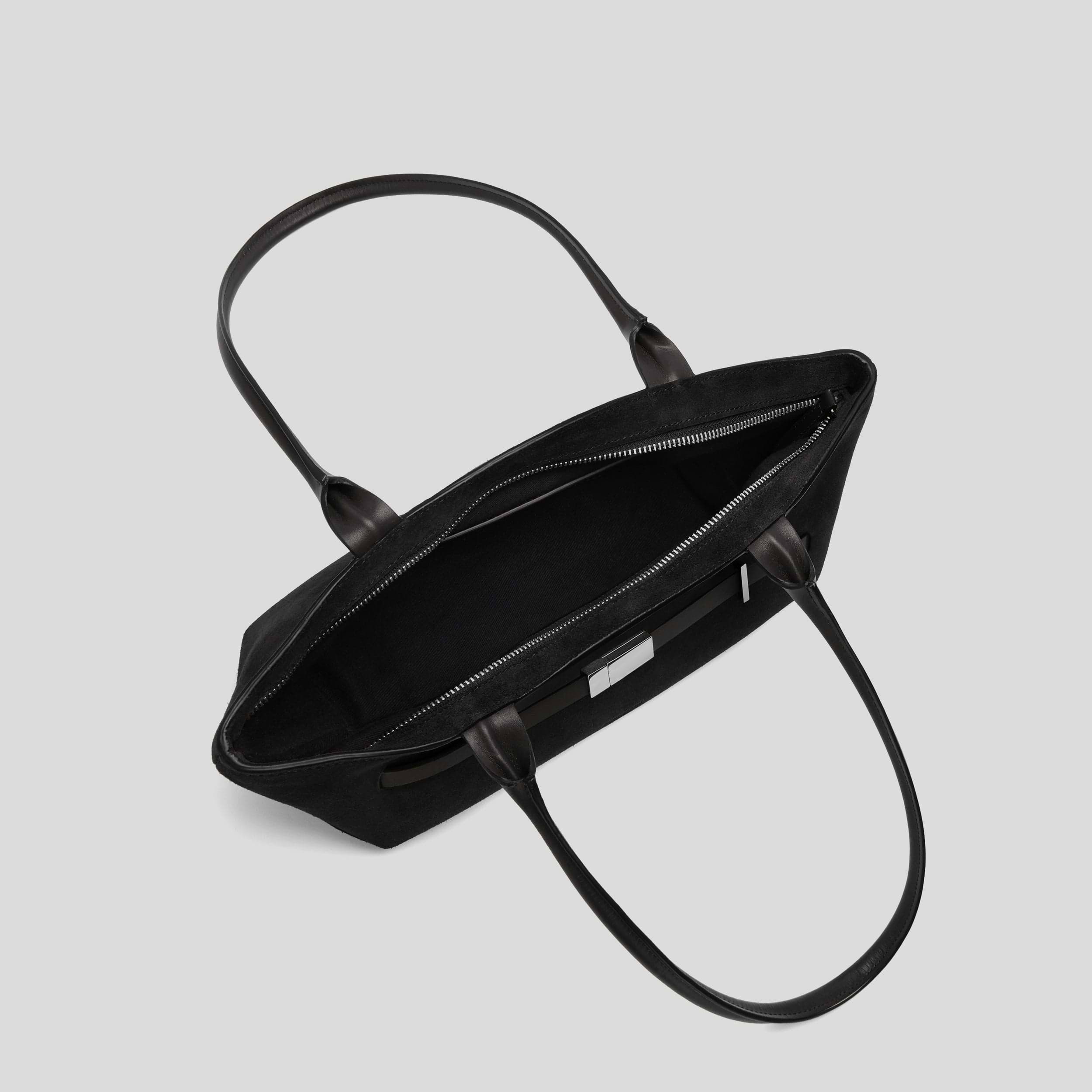 The New York Shoulder | Black Suede | DeMellier