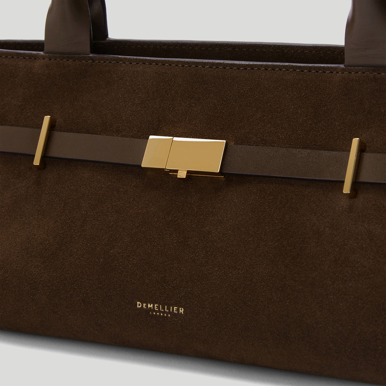 The New York Shoulder | Mocha Suede & Mocha Smooth | DeMellier