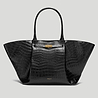 The New York work bag black croc 1