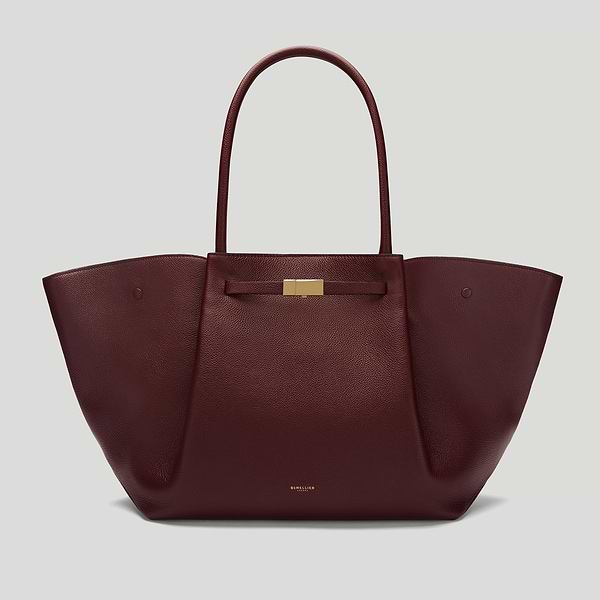 The New York work bag burgundy small grain 1