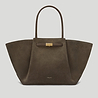 The New York work bag work bag deep olive suede 1