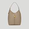 The Siena Bucket Large Light taupe grain 1