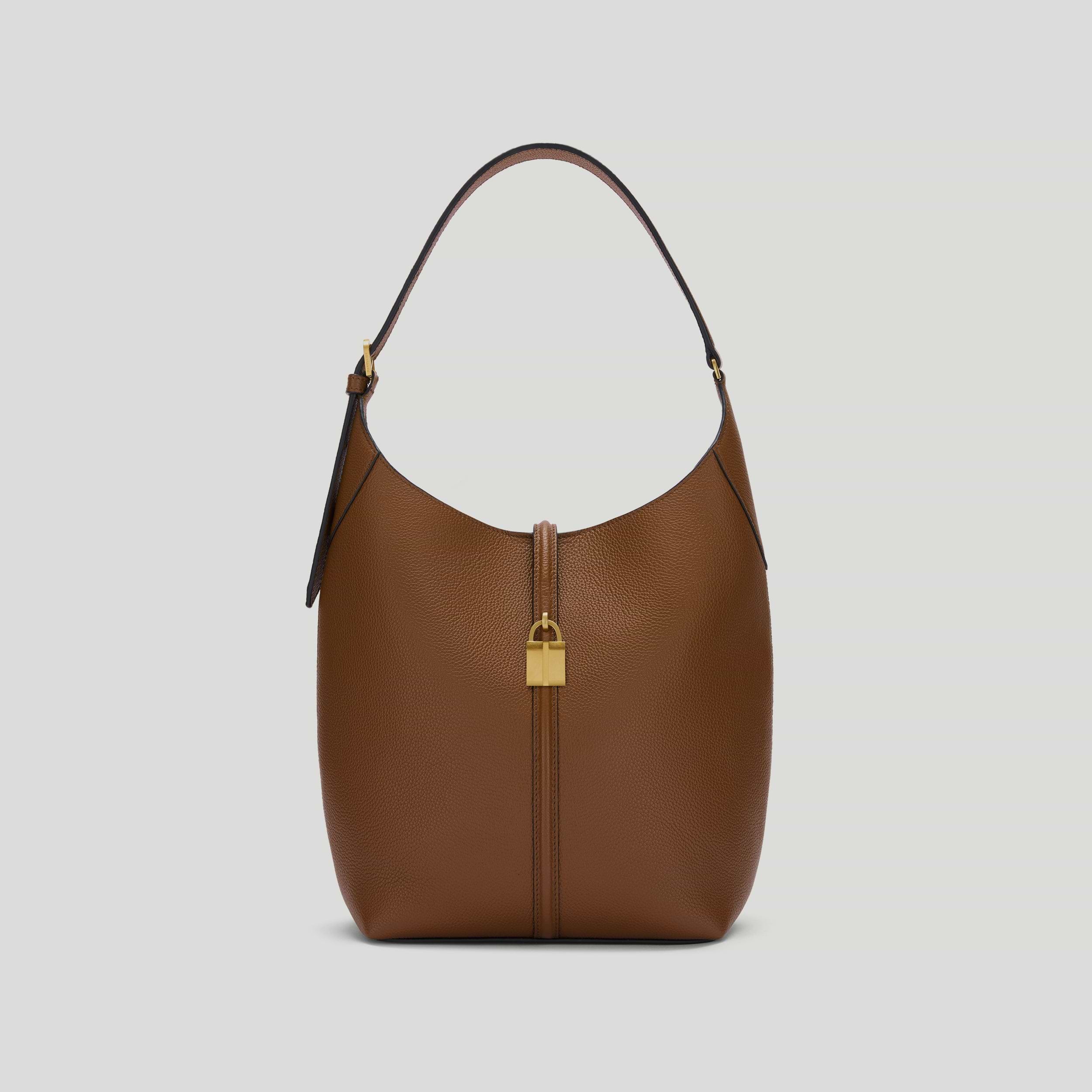 The Siena Bucket | Tan Small Grain | DeMellier